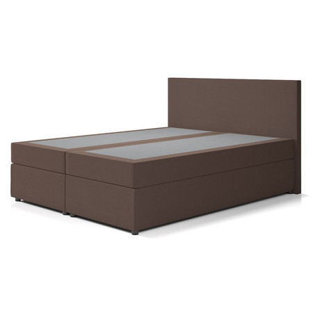 Čalouněná postel IMOLA s pružinovou matrací 160x200 cm Hnědá SG butor