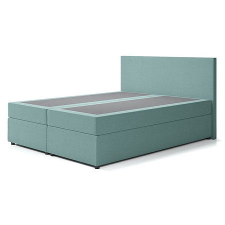 Čalouněná postel IMOLA s pružinovou matrací 160x200 cm Tyrkysová SG butor