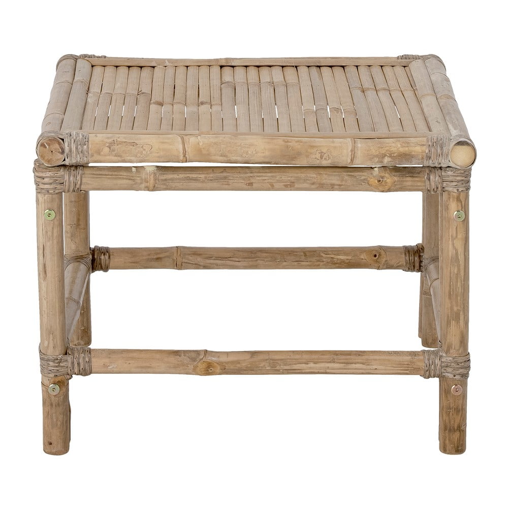 Bambusz kerti dohányzóasztal 55x55 cm Sole – Bloomingville