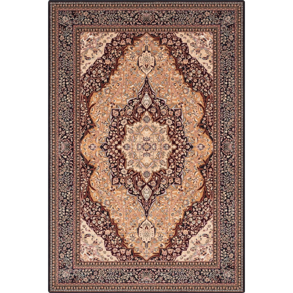 Narancssárga gyapjú szőnyeg 160x240 cm Charlotte – Agnella