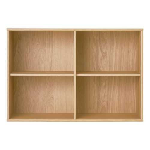 Natúr színű függő könyvespolc tölgyfa dekorral 89x61 cm Mistral – Hammel Furniture