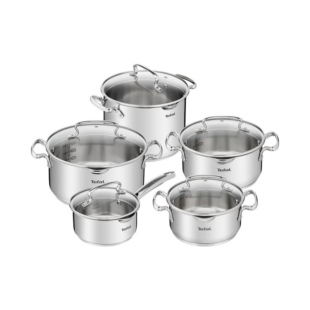 Rozsdamentes acél edény készlet 10 db-os DUETTO+ G719SA55 – Tefal