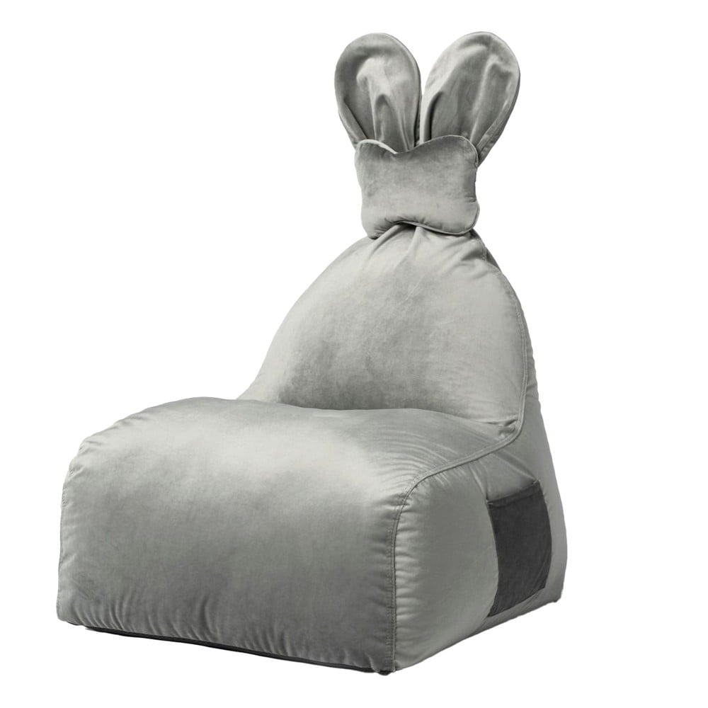 Szürke gyerek babzsák Funny Bunny – The Brooklyn Kids