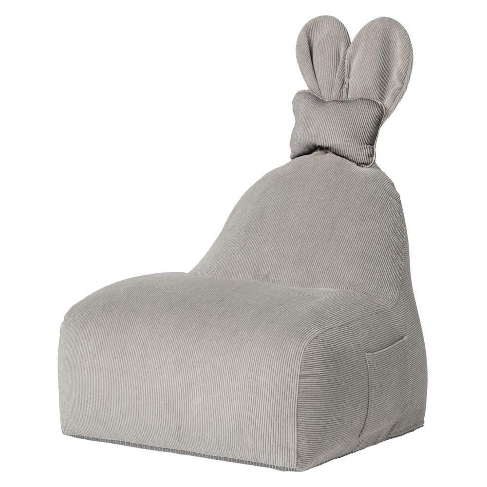 Szürke gyerek babzsák Funny Bunny – The Brooklyn Kids