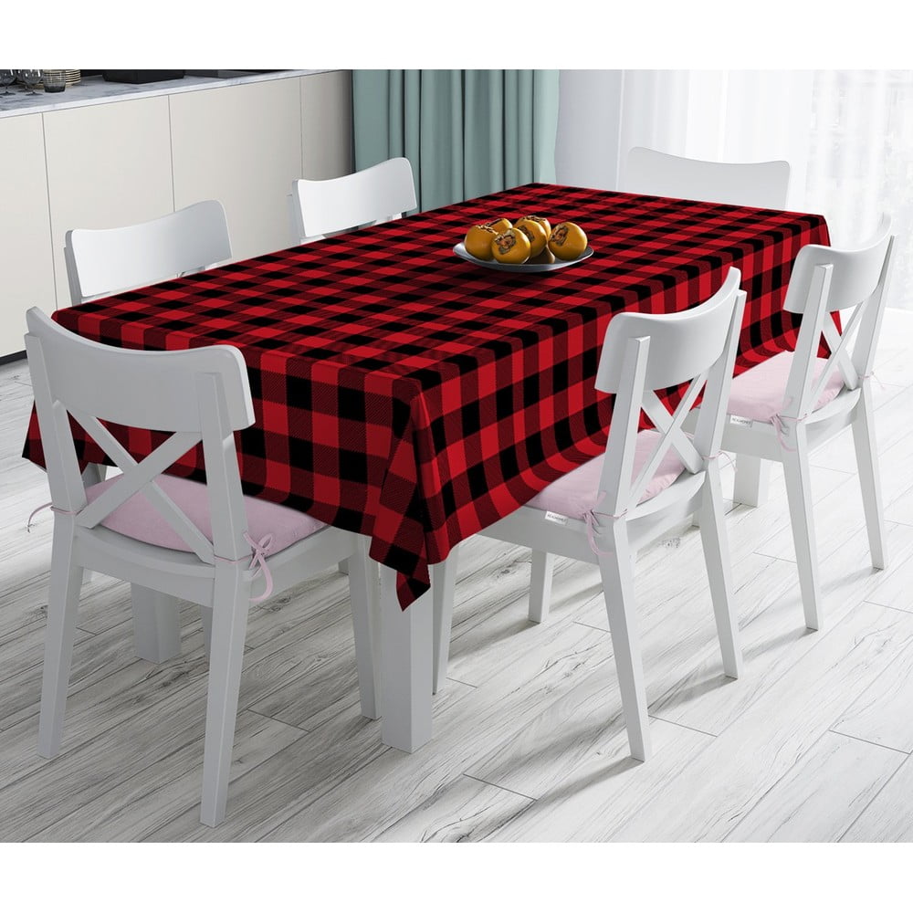 Tartan pamutkeverék asztalterítő