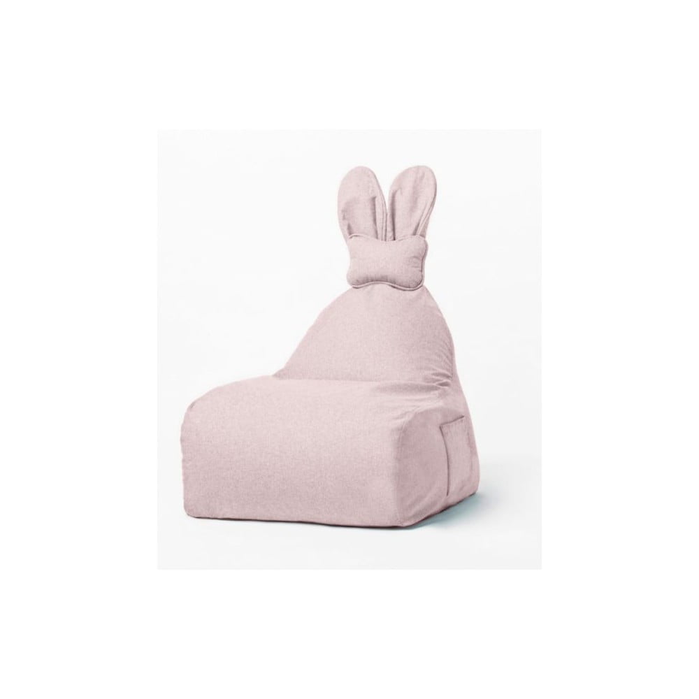 Világos rózsaszín gyerek babzsák Funny Bunny – The Brooklyn Kids