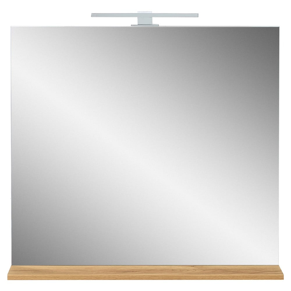 Fali tükör világítással-polccal 76x75 cm Menen – Germania