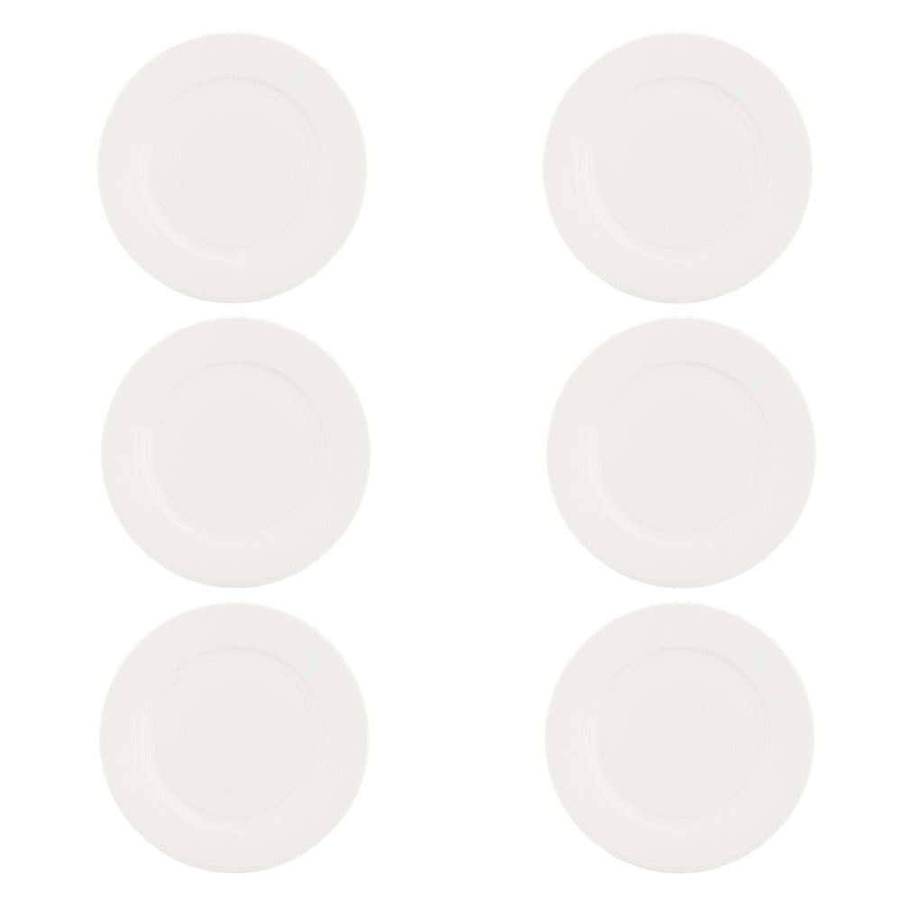 Fehér porcelán tányér készlet 6 db-os ø 27 cm Ala – Villa Altachiara