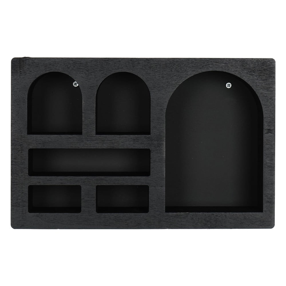 Fekete többszintes fali polc 35 cm Cry – Kalune Design