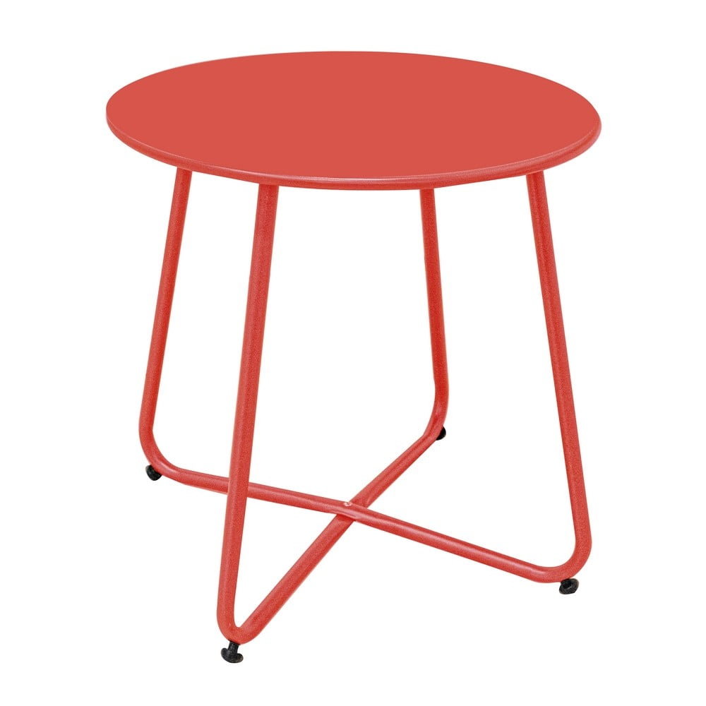 Fém kerek kerti tárolóasztal ø 45 cm Luna – LDK Garden