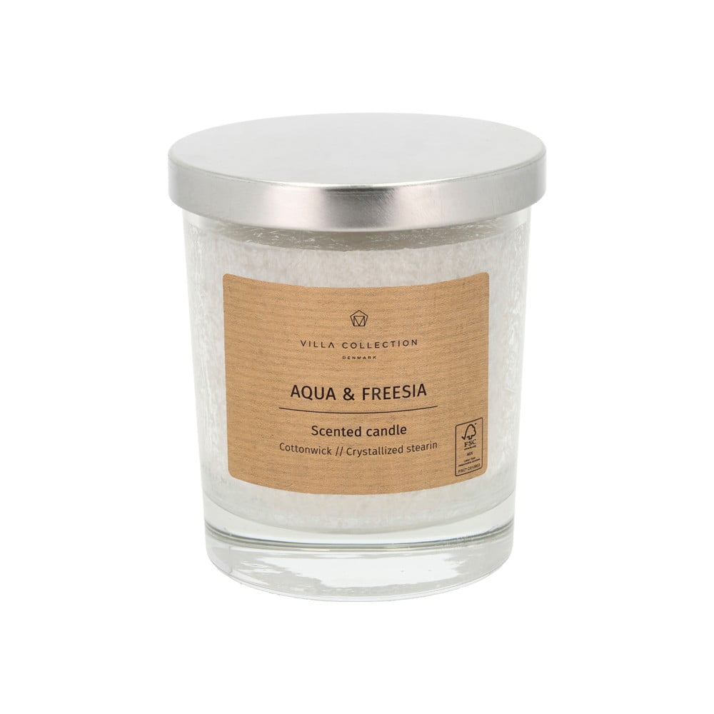 Illatos gyertya égési idő 40 ó Kras: Aqua & Freesia – Villa Collection