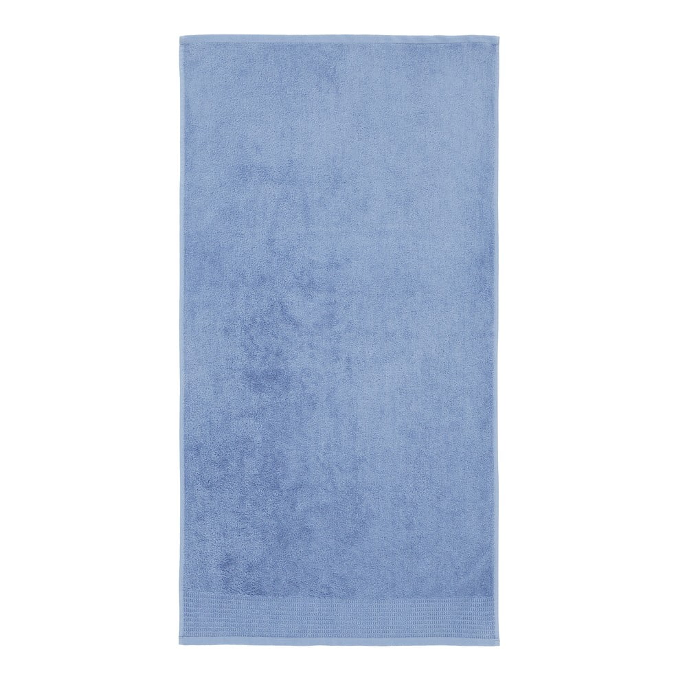Kék frottír egyiptomi pamut fürdőlepedő 70x120 cm – Bianca