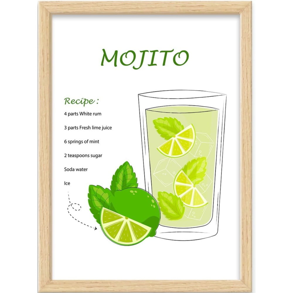 Kép 40x55 cm Mojito – Wallity