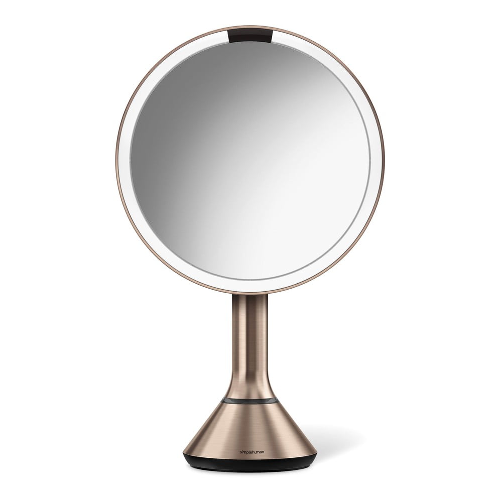 Kozmetikai tükör világítással-nagyítós (ötszörös) ø 20 cm Sensor – simplehuman