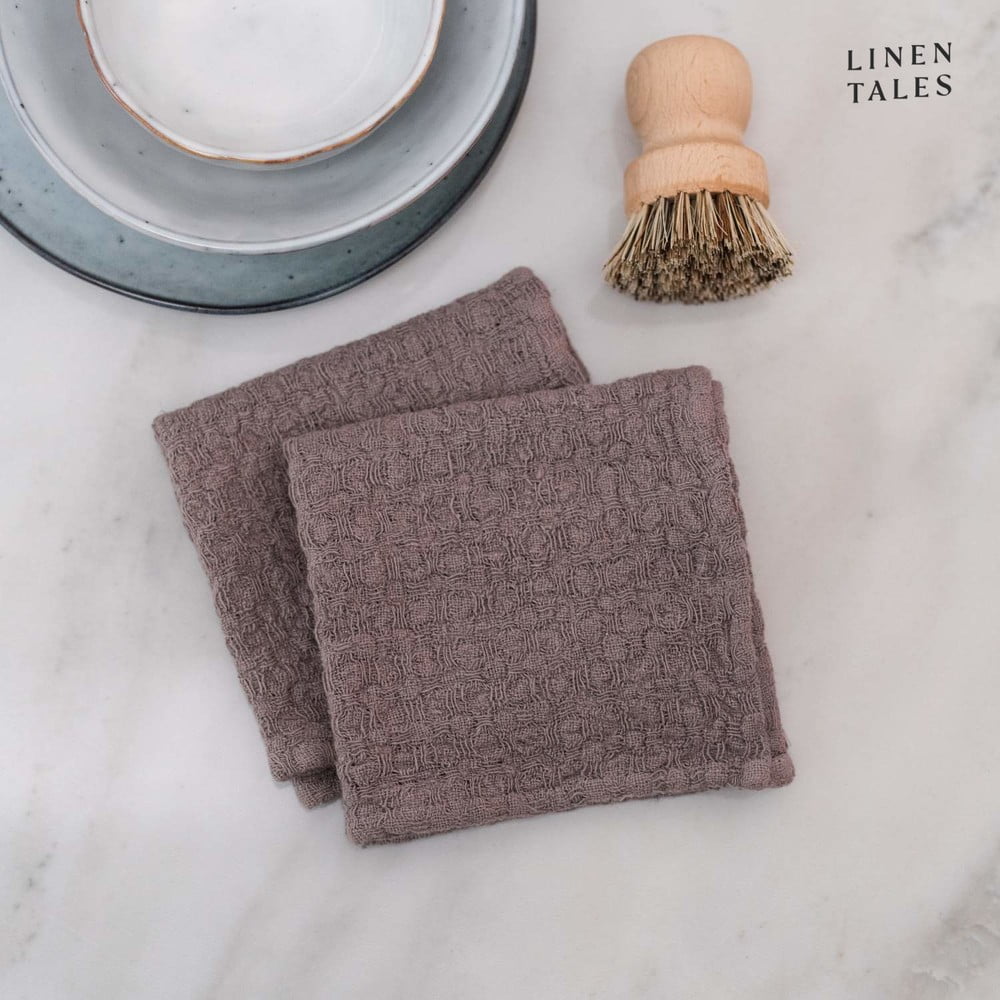 Len konyharuha szett 2 db-os 26x26 cm – Linen Tales