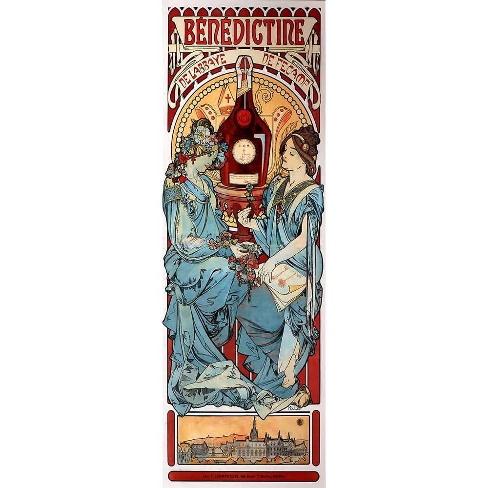 Reprodukciós kép 30x90 cm Benedictine