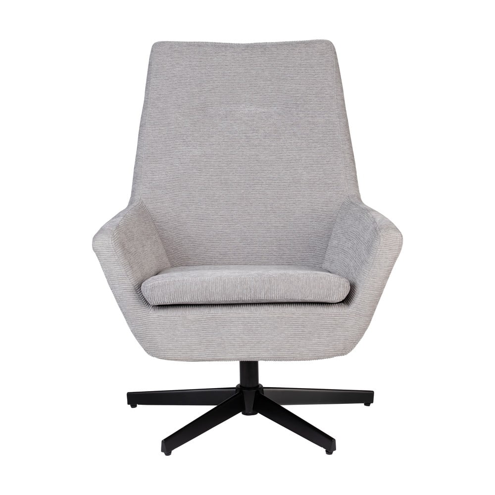 Világosszürke fotel Bruno – White Label