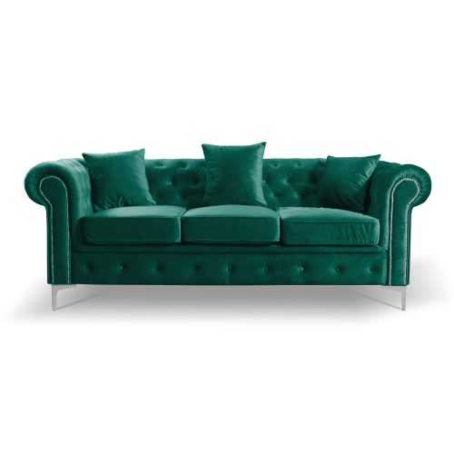 Roma Chesterfield III kanapé Zöld BOLIVAR