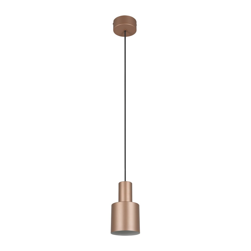 Barna függőlámpa fém búrával ø 12 cm Agudo – Trio