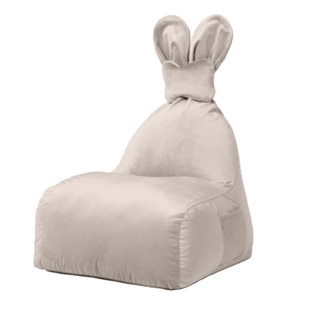 Bézs gyerek babzsák Funny Bunny – The Brooklyn Kids