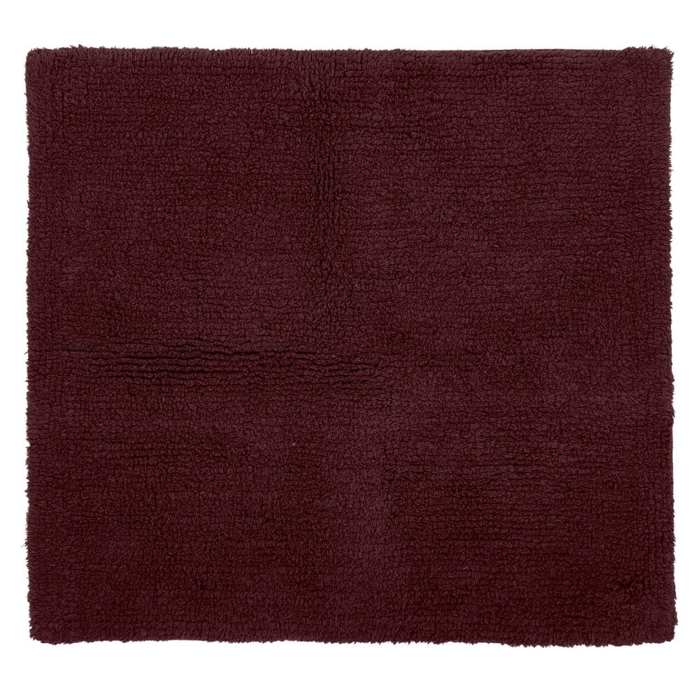 Borvörös fürdőszobai kilépő 60x60 cm Riva - Tiseco Home Studio