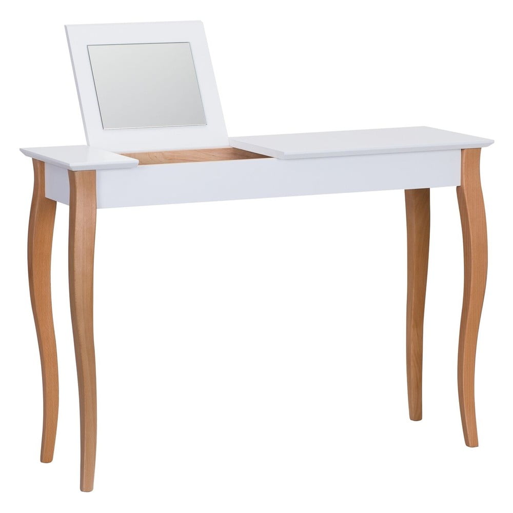 Dressing Table fehér fésülködőasztal tükörrel