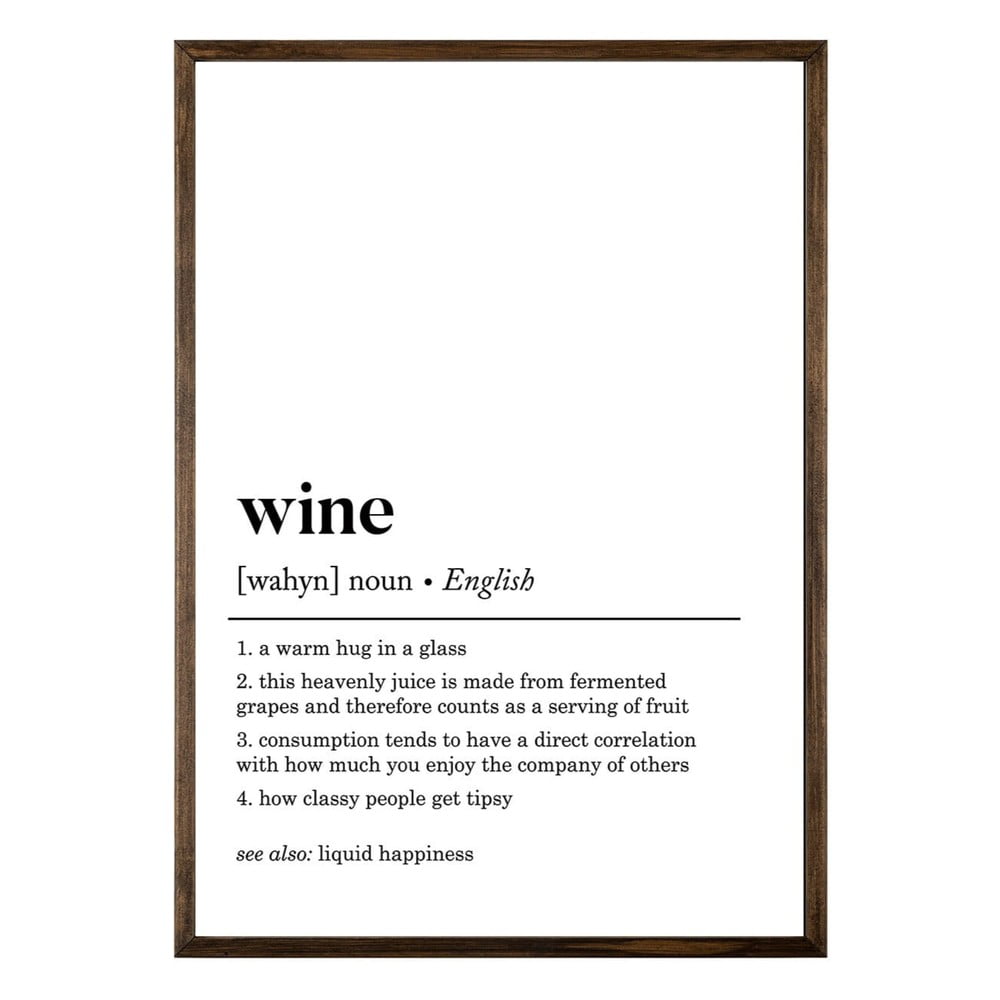 Kép 50x70 cm Wine – Wallity