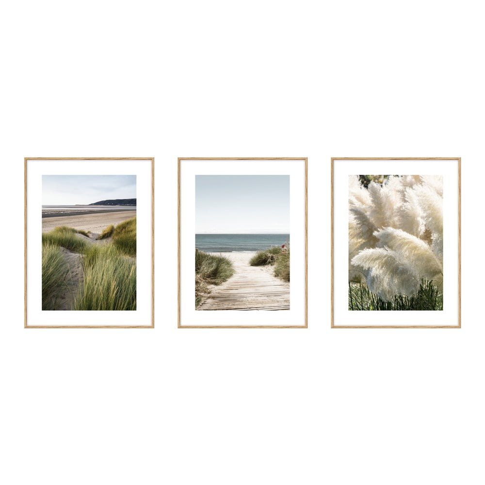 Kép szett 3 db-os 30x40 cm Beach – knor