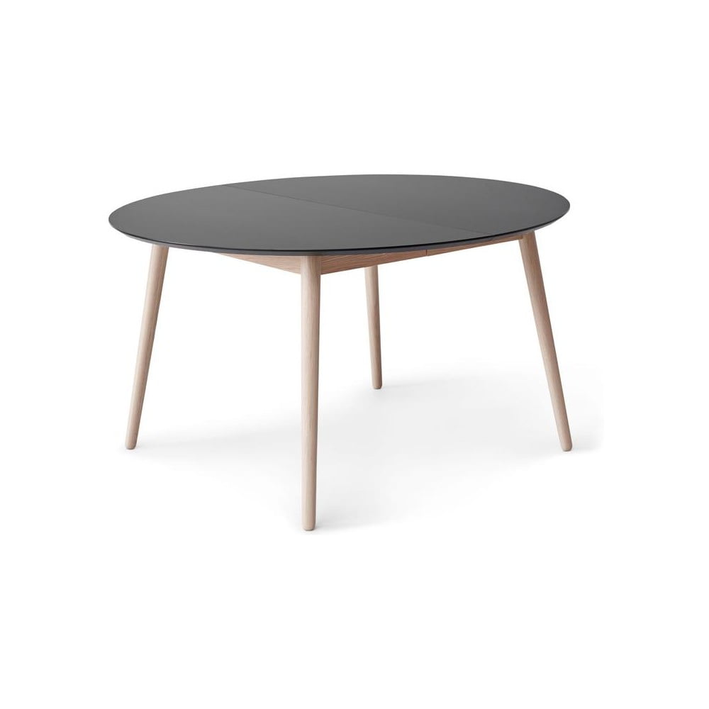 Kerek bővíthető étkezőasztal hosszabbító asztallappal ø 135 cm Meza – Hammel Furniture