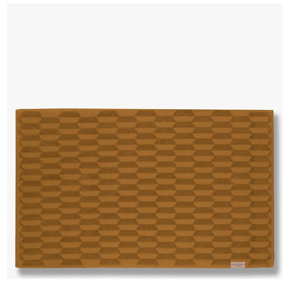 Okkersárga fürdőszobai kilépő 50x80 cm Geo – Mette Ditmer Denmark