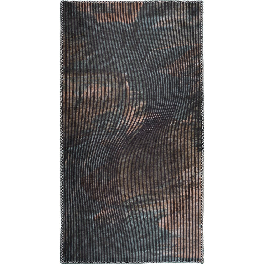 Sötétzöld mosható futószőnyeg 200x80 cm - Vitaus
