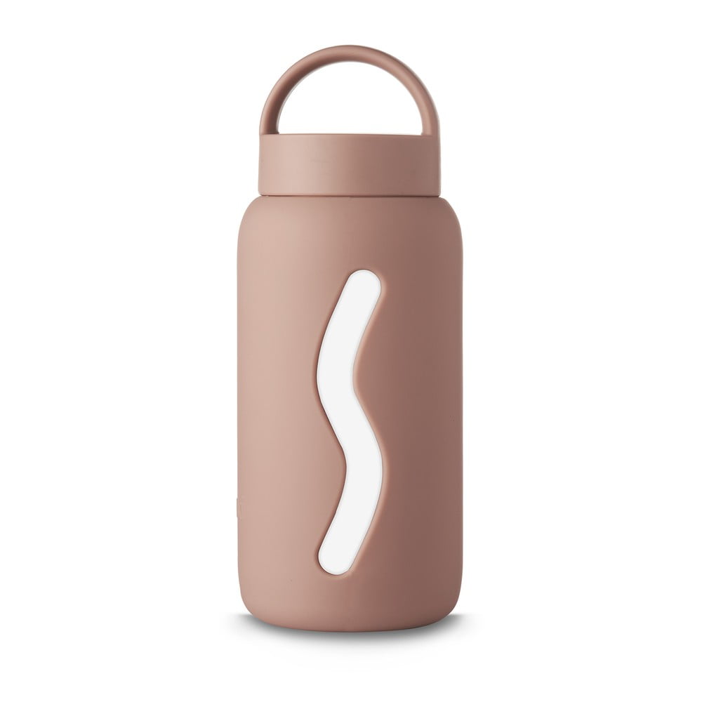 Világosbarna utazó ivópalack 500 ml Desert Rose – Muuki
