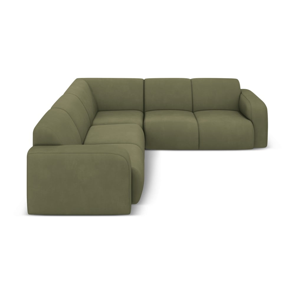 Világoszöld sarokkanapé (variálható-L alakú) Molino – Micadoni Home