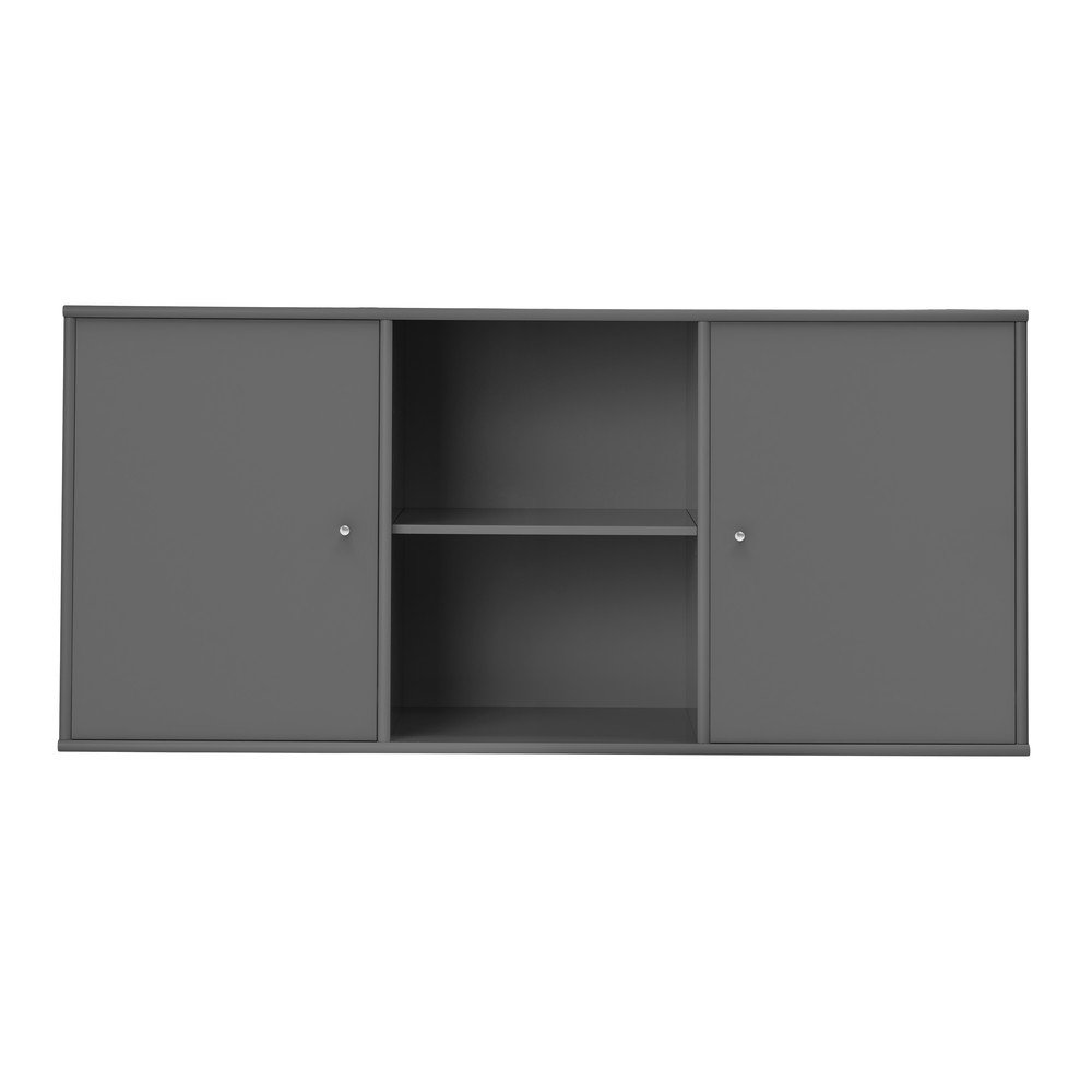 Antracitszürke alacsony függő komód 133x61 cm Mistral – Hammel Furniture