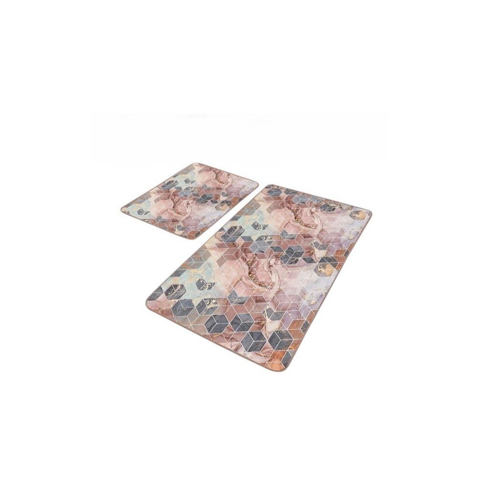 Bársony fürdőszobai kilépő szett 2 db-os 60x100 cm – Mila Home