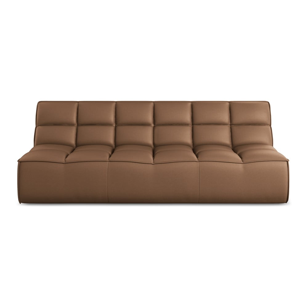 Bőrutánzat kanapé modul Kalai – Makamii