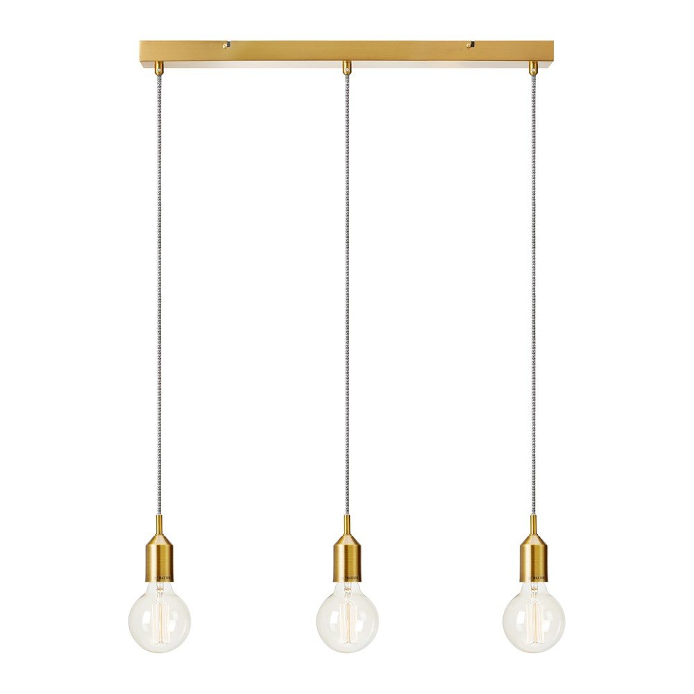 Bronx aranyszínű háromágú mennyezeti lámpa - Markslöjd