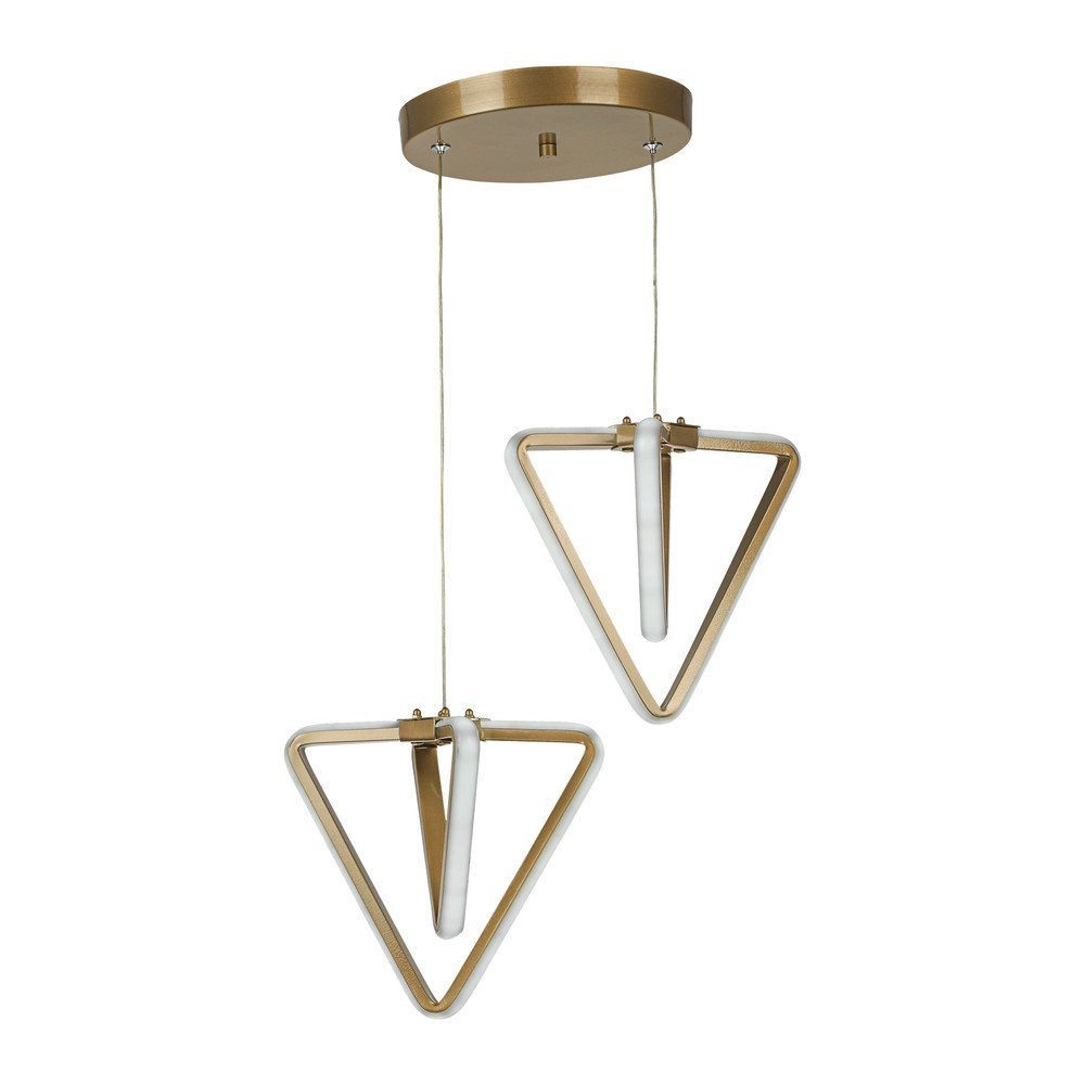 Bronzszínű fém LED függőlámpa ø 20 cm Baris – Squid Lighting