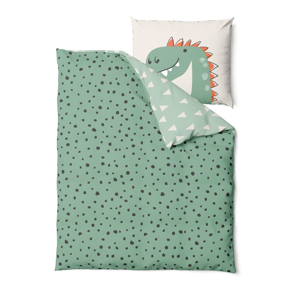 Egyszemélyes pamut gyerek ágyneműhuzat 140x200 cm Dino – Bonami Selection
