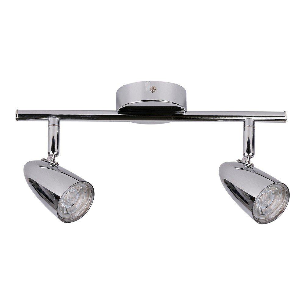 Ezüstszínű LED mennyezeti lámpa fém búrával 30x8 cm Liberty – Candellux Lighting