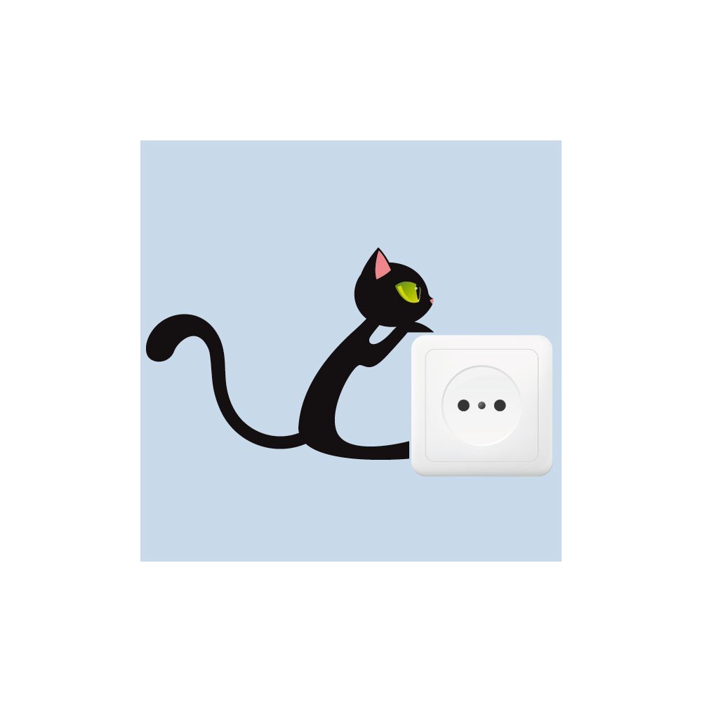 Fanastick Black Cat öntapadós matrica - Ambiance