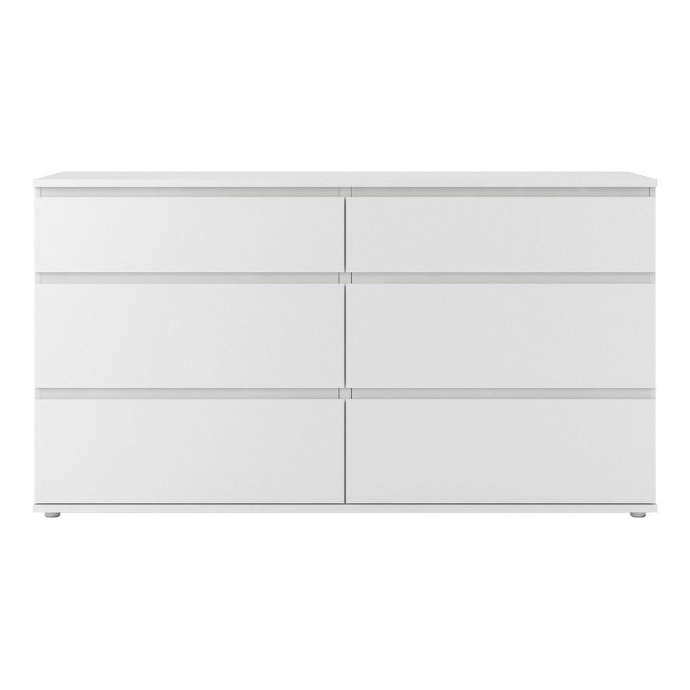 Fehér alacsony komód 153x84 cm Nova – Tvilum