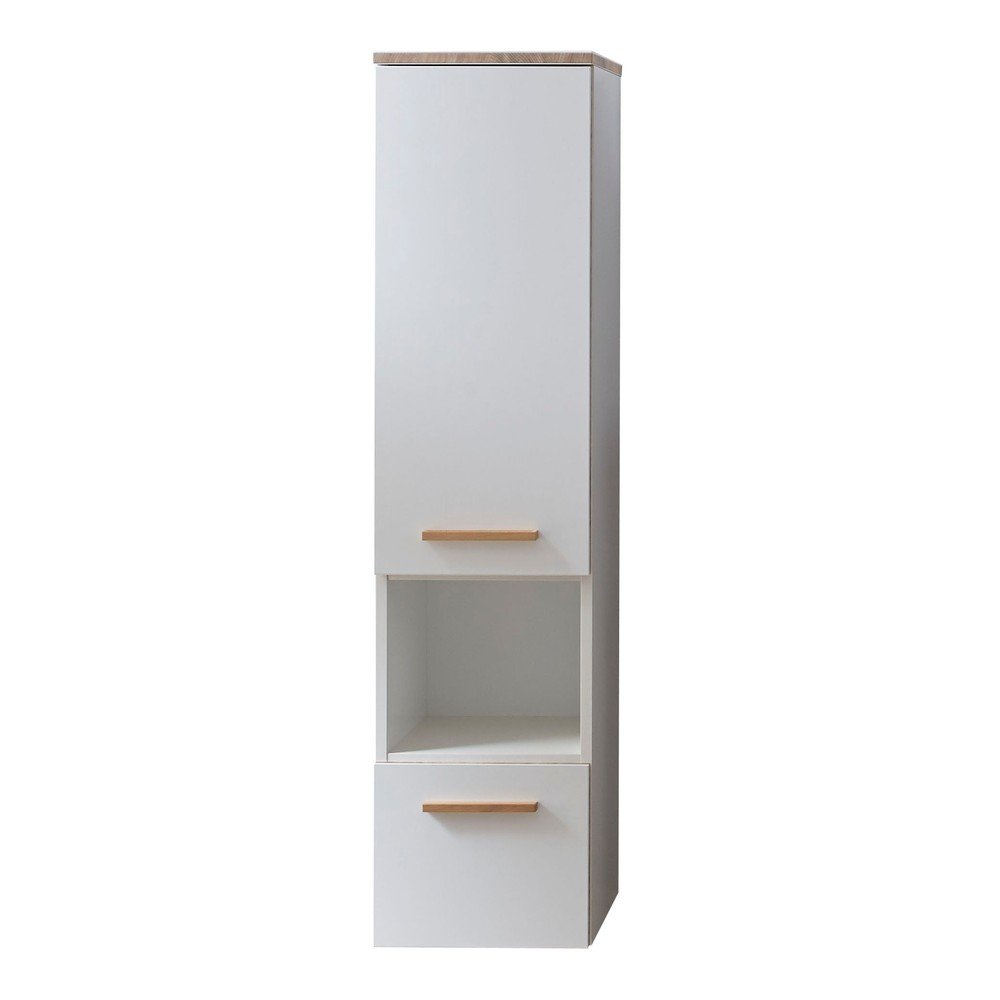 Fehér magas függő fürdőszoba szekrény 30x123 cm Set 931 - Pelipal