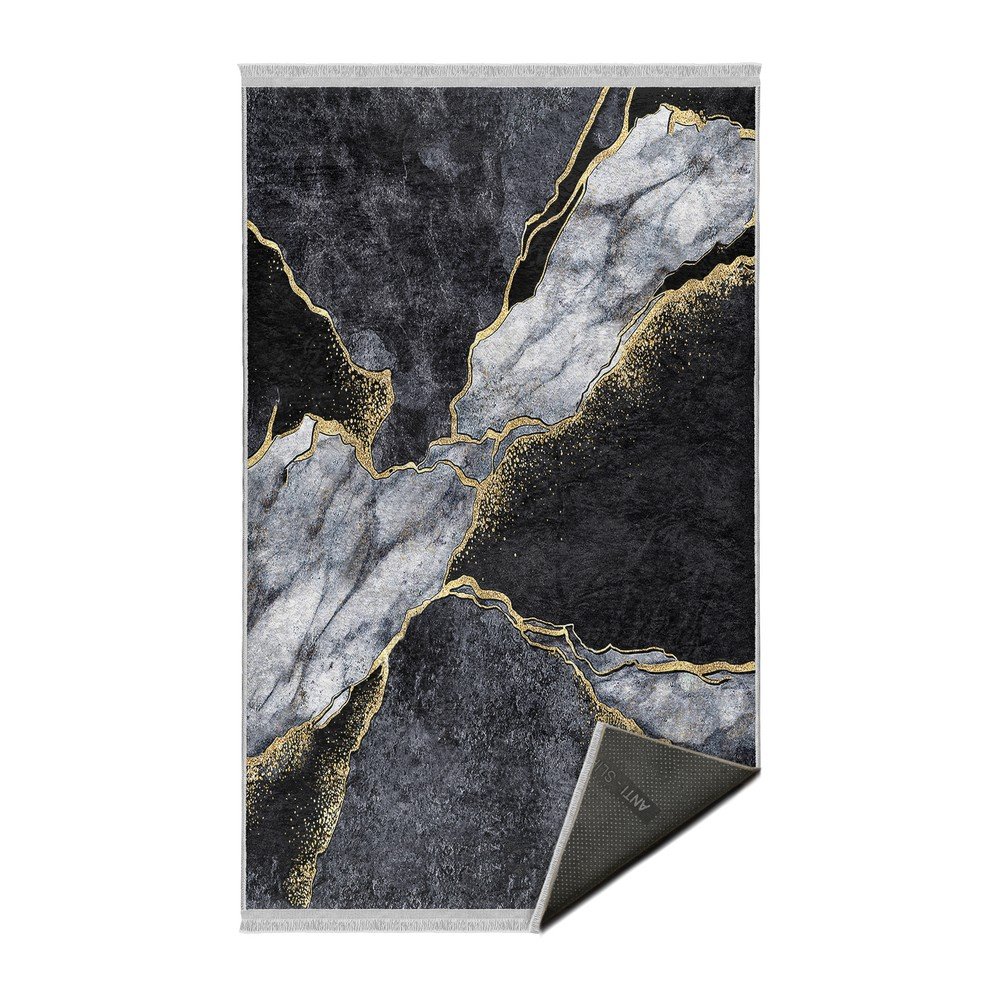 Fekete szőnyeg 160x230 cm – Mila Home