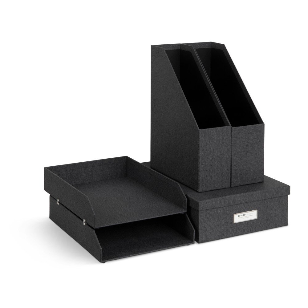 Karton rendszerező szett dokumentumokhoz 5 db-os Holger – Bigso Box of Sweden