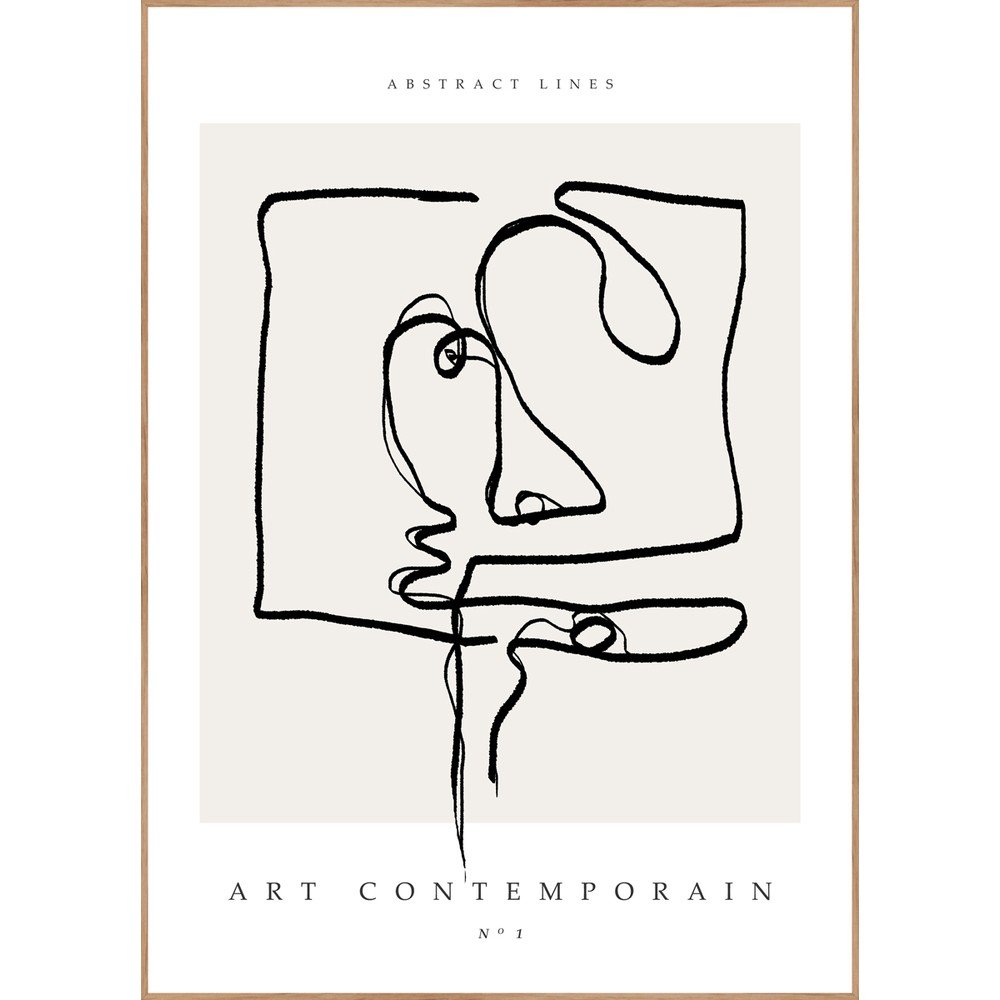 Kép 50x70 cm Art Contemporain – Malerifabrikken