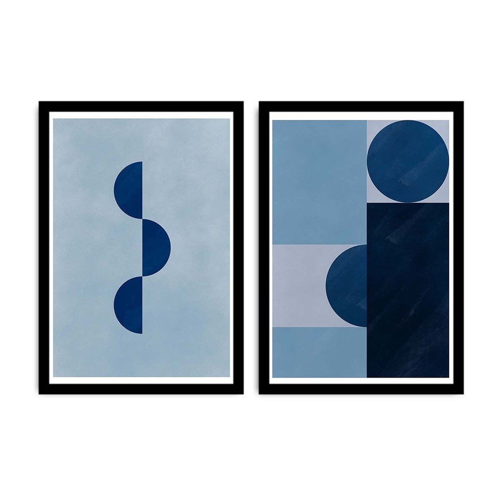 Kép szett 2 db-os 36x51 cm Shapes – Wallity