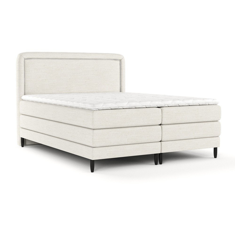 Krémszínű boxspring ágy 180x200 cm Dove – Maison de Rêve