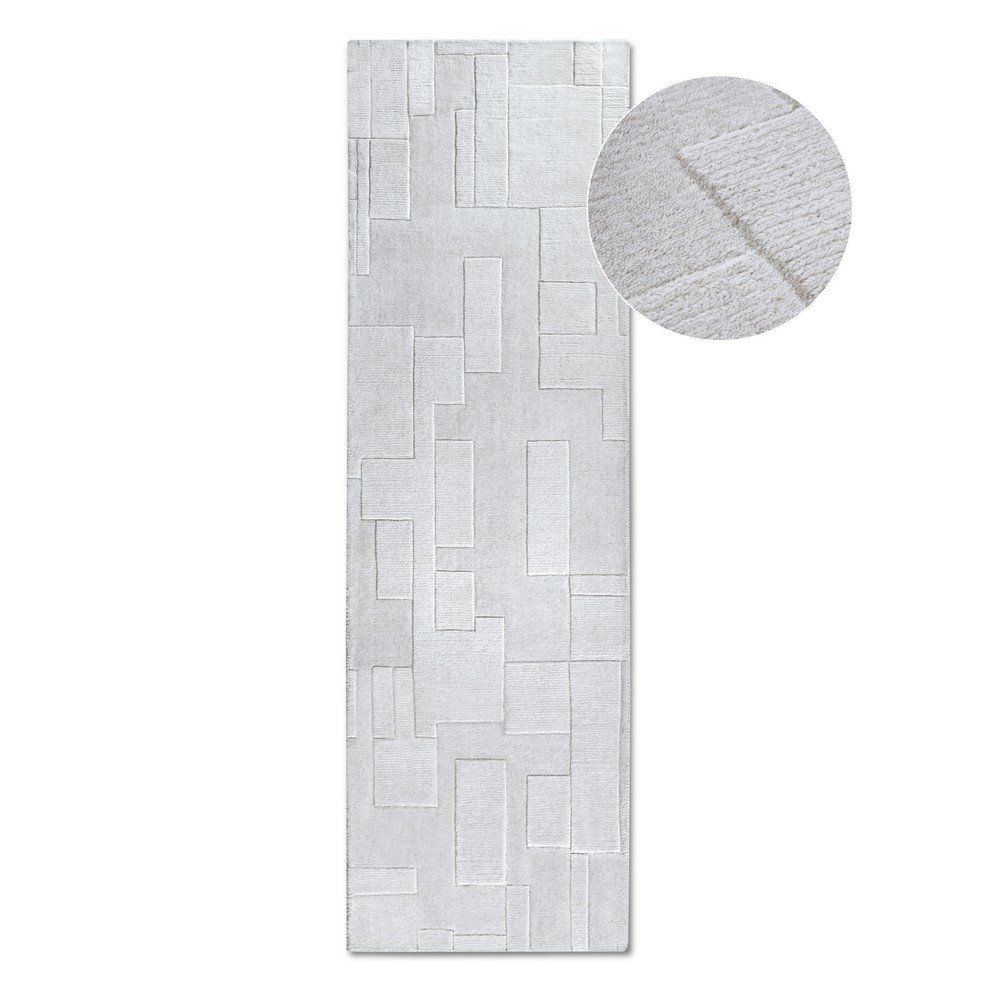 Krémszínű kézi szövésű gyapjú futószőnyeg 80x250 cm Wilhelmine – Villeroy&Boch