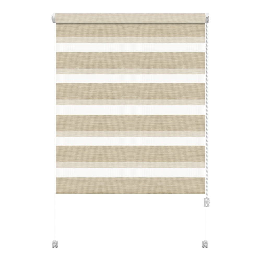 Krémszínű nappali-éjszakai roló 57x150 cm Zebra Natur – Gardinia